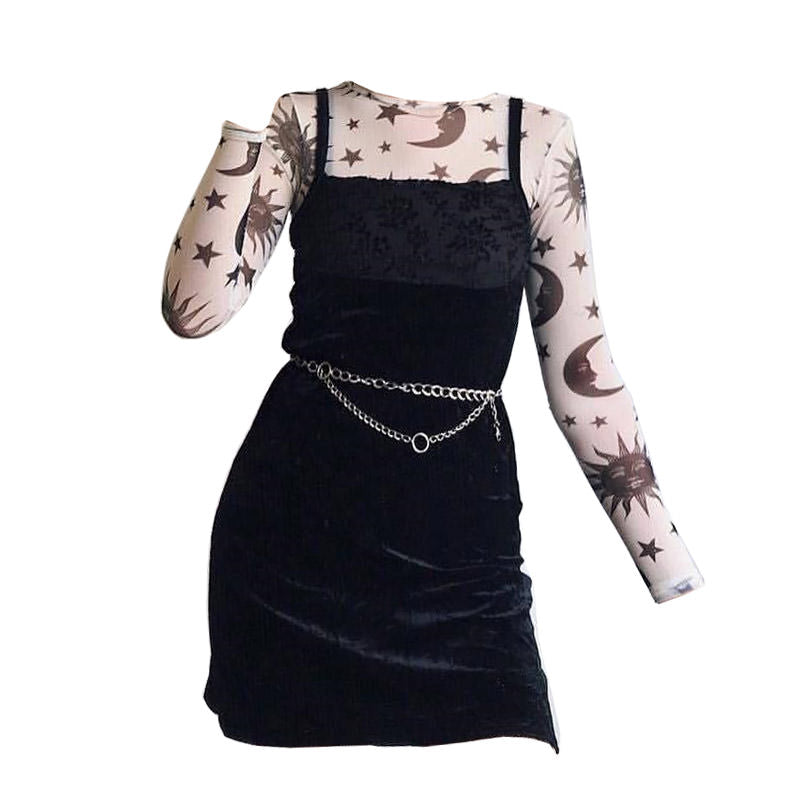 Casual Day Outfits, Easy Trendy Outfits 2.0 Sun and Moon Mesh Top Casual Day Outfits, Easy Trendy Outfits 2.0 Sun and Moon Mesh Top