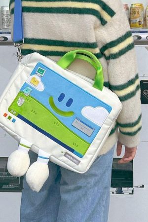 Casual Day Outfits, Easy Trendy Outfits 2.0 Windows XP Embroidery Handbag