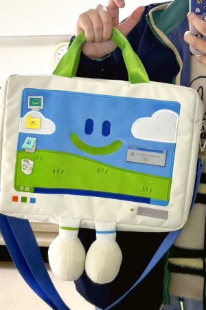 Casual Day Outfits, Easy Trendy Outfits 2.0 Windows XP Embroidery Handbag