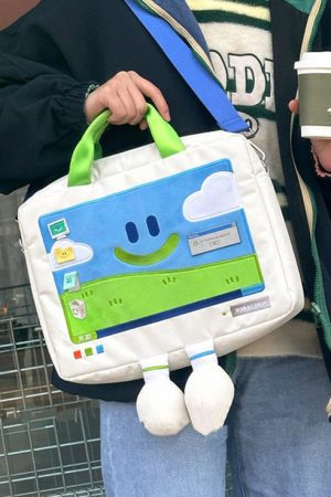 Casual Day Outfits, Easy Trendy Outfits 2.0 Windows XP Embroidery Handbag