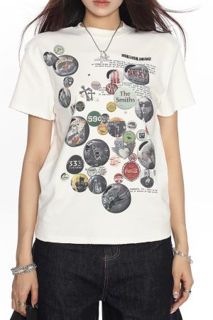 Casual Day Outfits, Easy Trendy Outfits 2000s Kid Pin Graphic T-Shirt