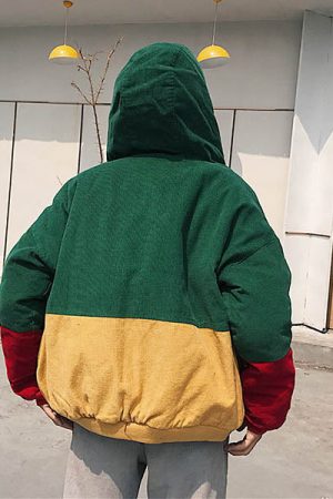 Casual Day Outfits, Easy Trendy Outfits 90s Kids Corduroy Hooded Jacket