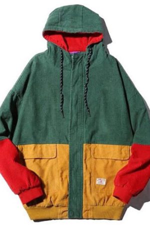 Casual Day Outfits, Easy Trendy Outfits 90s Kids Corduroy Hooded Jacket