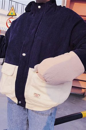 Casual Day Outfits, Easy Trendy Outfits 90s Kids Corduroy Hooded Jacket