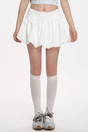 Casual Day Outfits, Easy Trendy Outfits Aesthetic Balloon Skirt