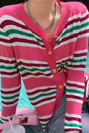 Casual Day Outfits, Easy Trendy Outfits Aesthetic Ribbed Cardigan