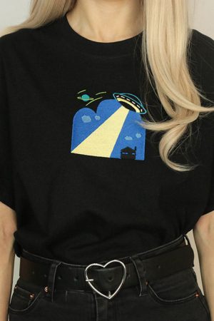 Casual Day Outfits, Easy Trendy Outfits Alien Contact T-Shirt