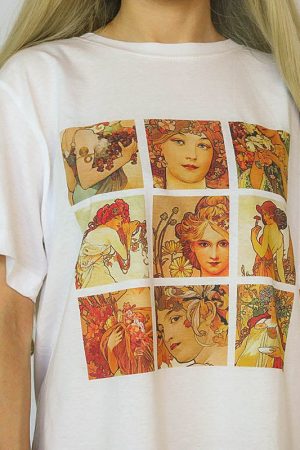 Casual Day Outfits, Easy Trendy Outfits Alphonse Mucha Tee
