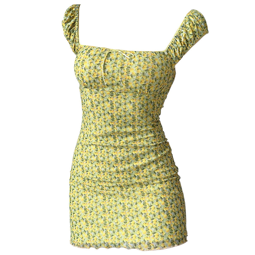 Casual Day Outfits, Easy Trendy Outfits Amalfi Lemon Ruched Mini Dress Casual Day Outfits, Easy Trendy Outfits Amalfi Lemon Ruched Mini Dress