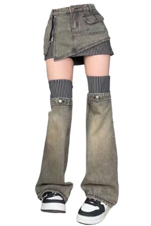 Casual Day Outfits, Easy Trendy Outfits American Dream Skirt & Leg Warmers Set