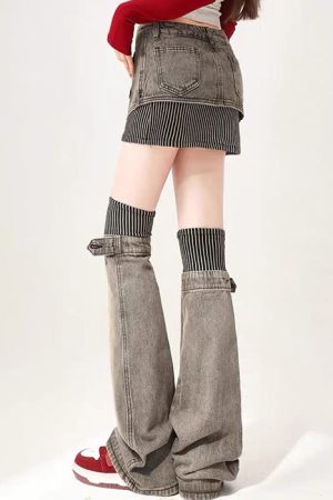 Casual Day Outfits, Easy Trendy Outfits American Dream Skirt & Leg Warmers Set