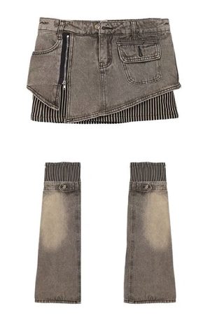 Casual Day Outfits, Easy Trendy Outfits American Dream Skirt & Leg Warmers Set