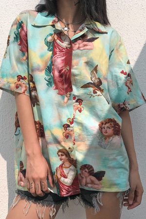 Casual Day Outfits, Easy Trendy Outfits Angel Shirt