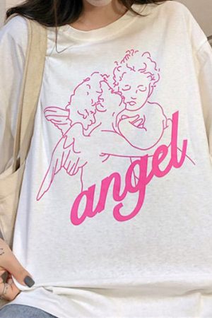 Casual Day Outfits, Easy Trendy Outfits Angel T-Shirt