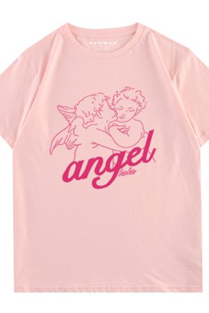 Casual Day Outfits, Easy Trendy Outfits Angel T-Shirt