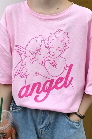 Casual Day Outfits, Easy Trendy Outfits Angel T-Shirt
