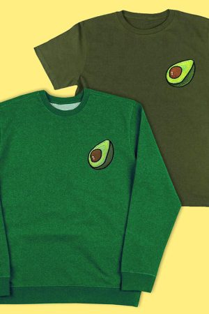 Casual Day Outfits, Easy Trendy Outfits Antisocial Avocado Sweat + Tee SET