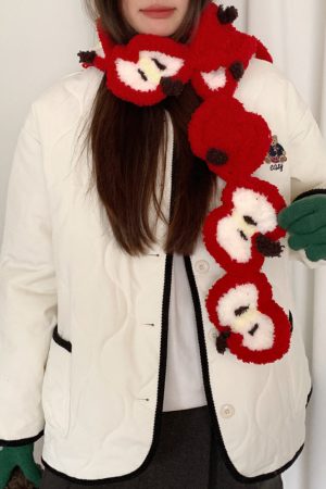 Casual Day Outfits, Easy Trendy Outfits Apple Core Crochet Scarf