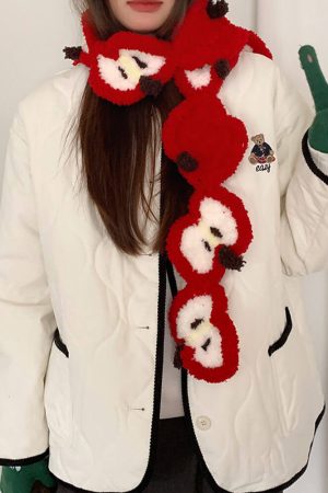 Casual Day Outfits, Easy Trendy Outfits Apple Core Crochet Scarf