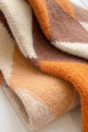 Casual Day Outfits, Easy Trendy Outfits Argyle Pattern Scarf