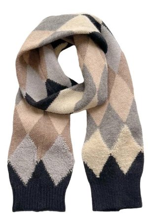 Casual Day Outfits, Easy Trendy Outfits Argyle Pattern Scarf