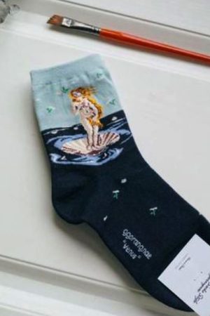 Casual Day Outfits, Easy Trendy Outfits Art Series 4 Pack Socks