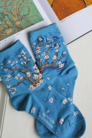 Casual Day Outfits, Easy Trendy Outfits Art Series 4 Pack Socks