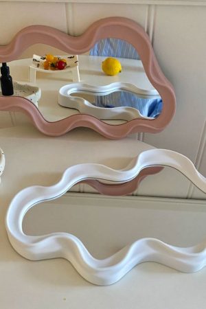 Casual Day Outfits, Easy Trendy Outfits Asymmetrical Aesthetic Wavy Mirror