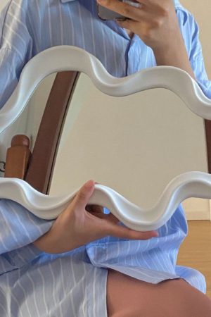 Casual Day Outfits, Easy Trendy Outfits Asymmetrical Aesthetic Wavy Mirror