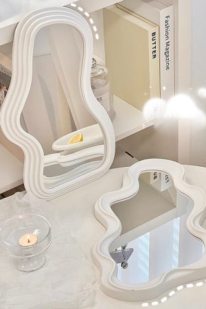 Casual Day Outfits, Easy Trendy Outfits Asymmetrical Aesthetic Wavy Mirror