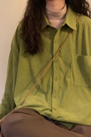 Casual Day Outfits, Easy Trendy Outfits Autumn Colors Cord Shirt