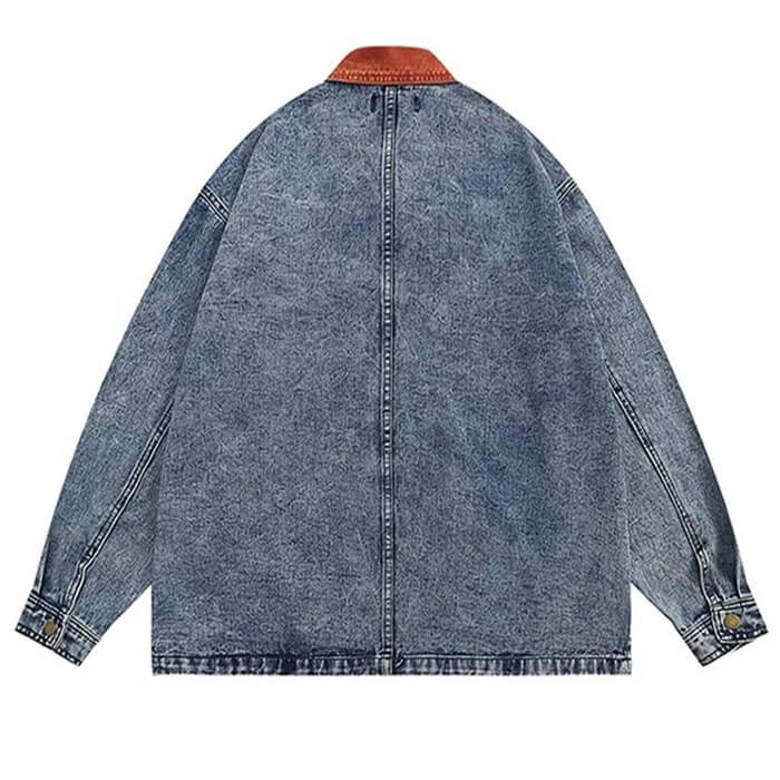 Casual Day Outfits, Easy Trendy Outfits Autumn Leaves Embroidery Denim Jacket Casual Day Outfits, Easy Trendy Outfits Autumn Leaves Embroidery Denim Jacket