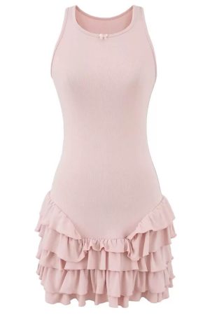 Casual Day Outfits, Easy Trendy Outfits Ballerina Capucina Ruffle Dress