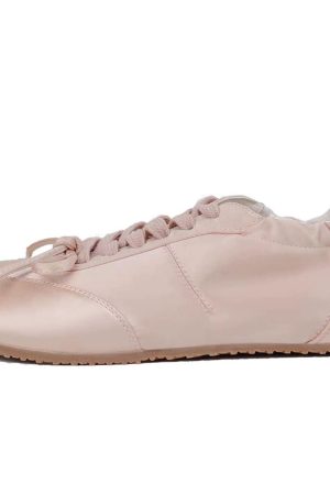 Casual Day Outfits, Easy Trendy Outfits Balletcore Aesthetic Bow Sneakers