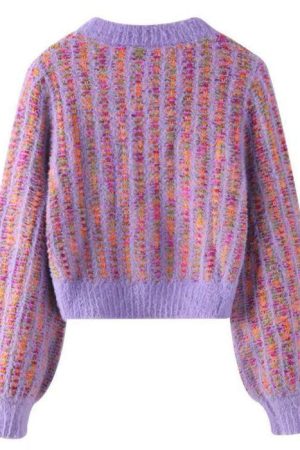 Casual Day Outfits, Easy Trendy Outfits Barbiecore Knit Cropped Cardigan