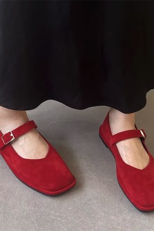 Casual Day Outfits, Easy Trendy Outfits Basic Things Suede Mary Jane Flats