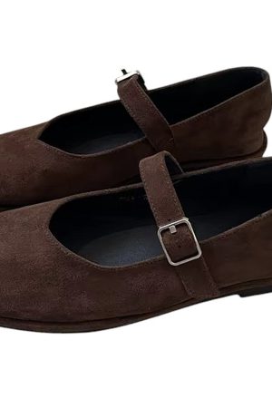 Casual Day Outfits, Easy Trendy Outfits Basic Things Suede Mary Jane Flats