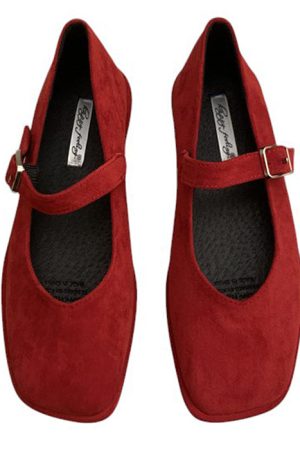 Casual Day Outfits, Easy Trendy Outfits Basic Things Suede Mary Jane Flats