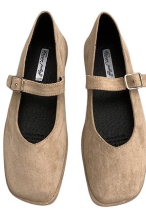 Casual Day Outfits, Easy Trendy Outfits Basic Things Suede Mary Jane Flats