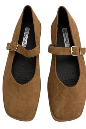 Casual Day Outfits, Easy Trendy Outfits Basic Things Suede Mary Jane Flats