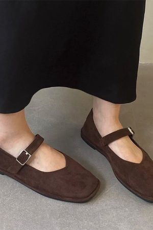 Casual Day Outfits, Easy Trendy Outfits Basic Things Suede Mary Jane Flats