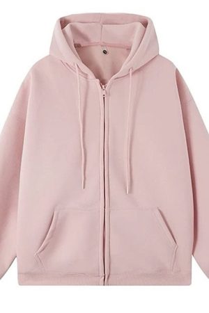 Casual Day Outfits, Easy Trendy Outfits Basic Things Zip-Up Hoodie