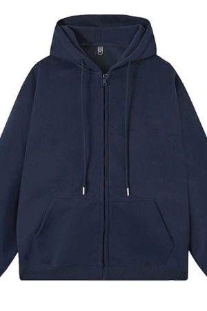 Casual Day Outfits, Easy Trendy Outfits Basic Things Zip-Up Hoodie