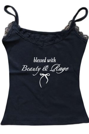 Casual Day Outfits, Easy Trendy Outfits Beauty & Rage Y2K Tank Top