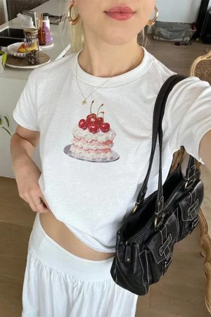 Casual Day Outfits, Easy Trendy Outfits Birthday Cake Graphic Tee