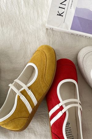 Casual Day Outfits, Easy Trendy Outfits Blokette Aesthetic Ballet Flats