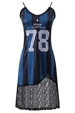 Casual Day Outfits, Easy Trendy Outfits Blokette Core 78 Lace Trim Dress