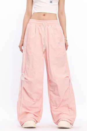 Casual Day Outfits, Easy Trendy Outfits Blokette Side Stripe Wide-Leg Trousers