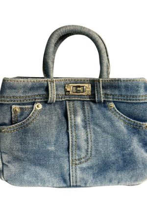 Casual Day Outfits, Easy Trendy Outfits Blue Jeans Y2K Mini Handbag