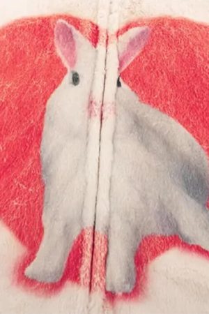 Casual Day Outfits, Easy Trendy Outfits Bunny & Heart Fleece Jacket